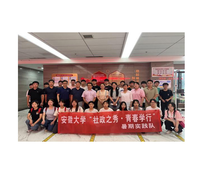 【調(diào)研觀察類實踐】安徽大學(xué)“社政之秀·青春學(xué)行”小隊赴肥西縣上派鎮(zhèn)開展暑期實踐活動