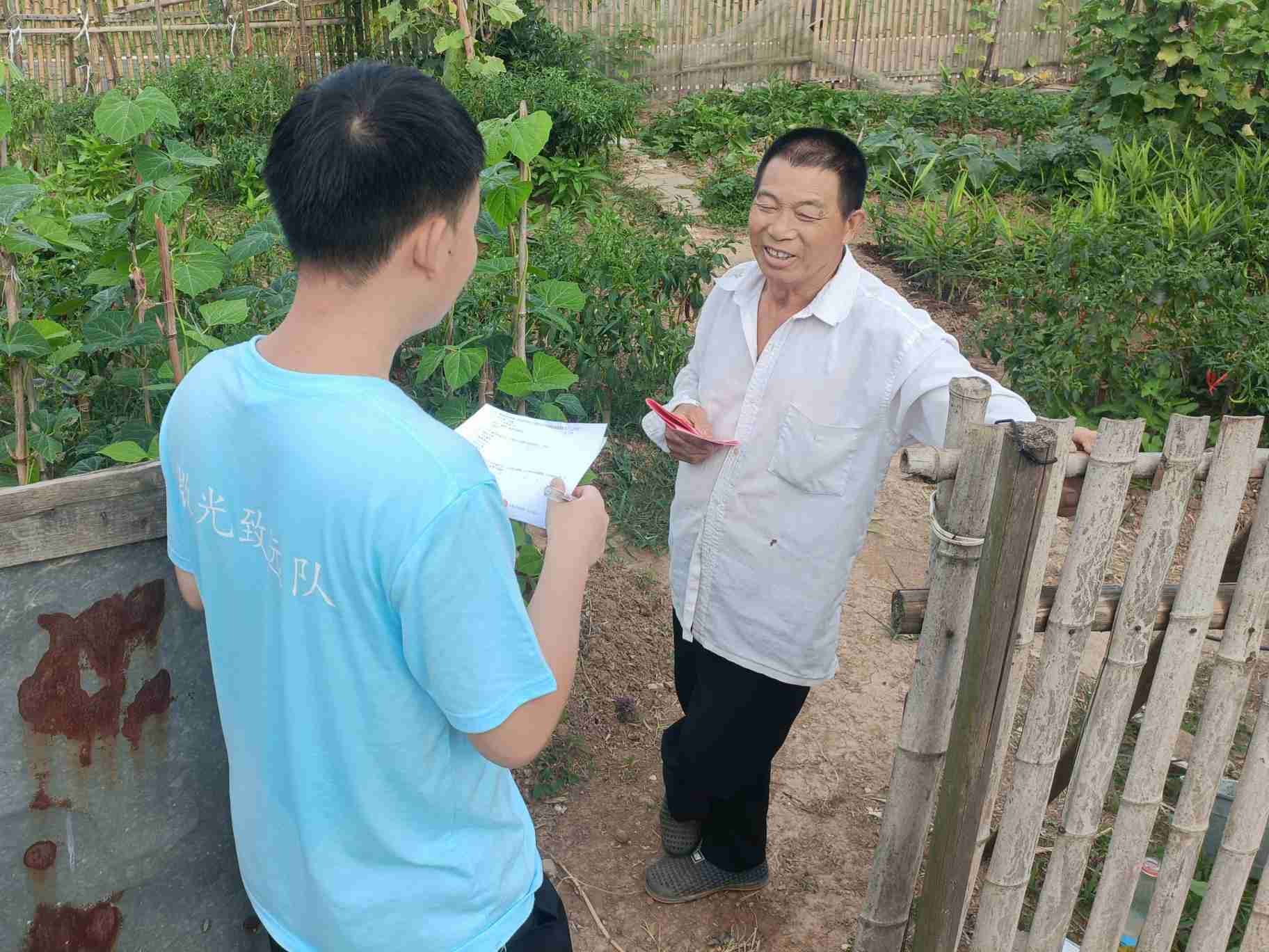 湖財(cái)微光致遠(yuǎn)隊(duì):開展西湖潭村集體用地入市效益問卷調(diào)查
