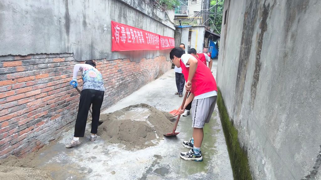 墻體換新，社區(qū)換顏